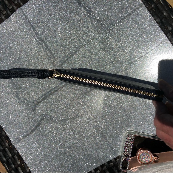 COACH Corner Zip Wristlet, Navy - Picture 8 of 9